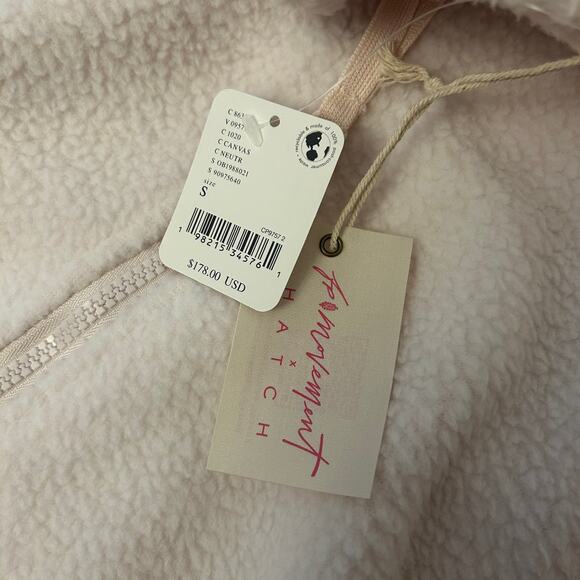 NWT Free People FP Movement X Hatch Hit The Slopes Fleece Jacket Canvas Size S - Picture 6 of 10